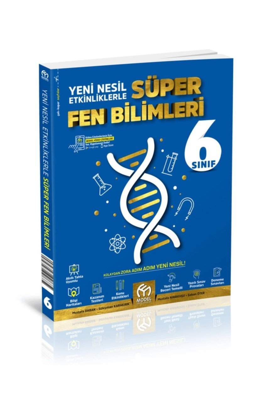 6.sınıf Yeni Nesil Süper Fen Bilimleri Soru Bankası