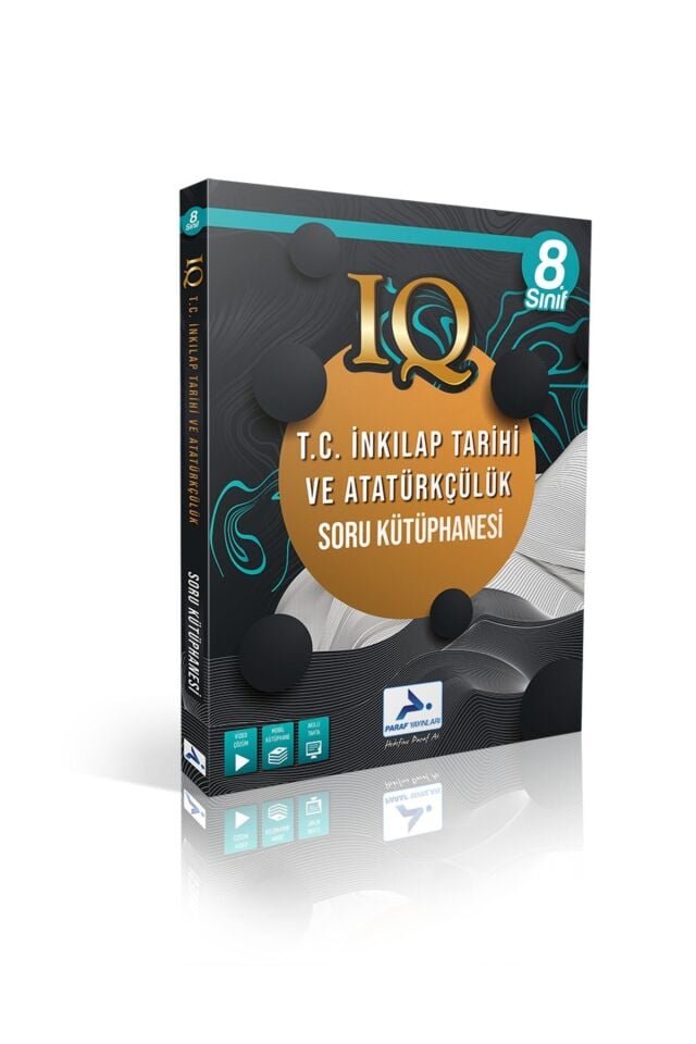 Paraf Yayınları 8. Sınıf IQ T.C. İnkılap Tarihi ve Atatürkçülük Soru Kütüphanesi