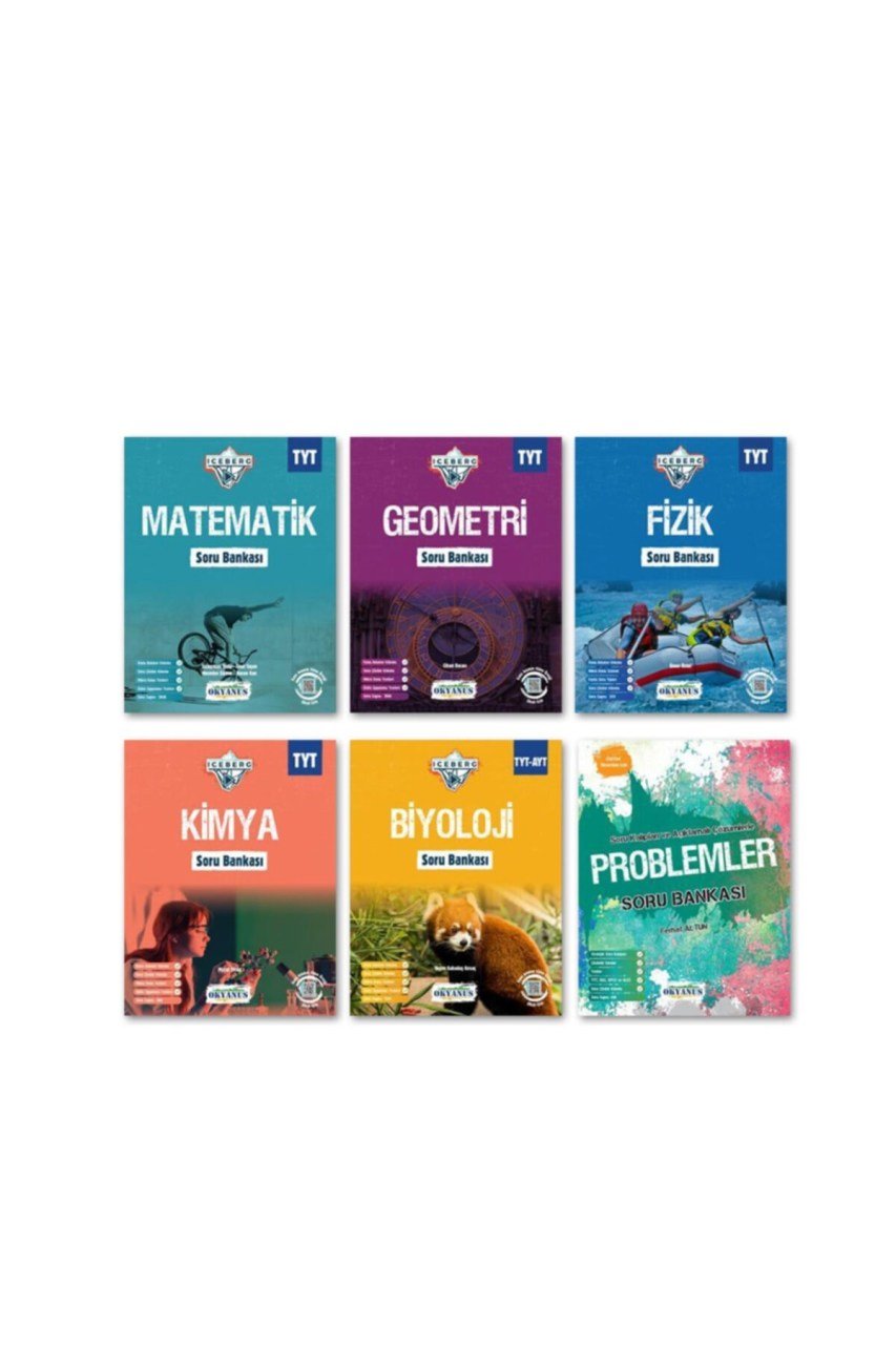 Tyt Iceberg Sayısal Tüm Dersler Soru Bankası Seti 6 Kitap