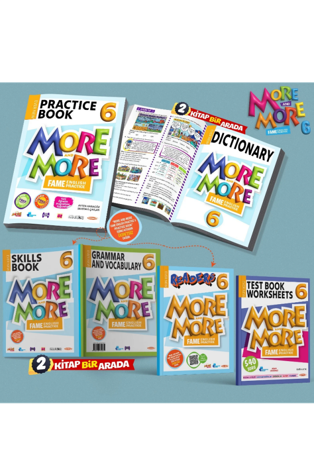 More and More 6. Sınıf Fame English Practice Seti