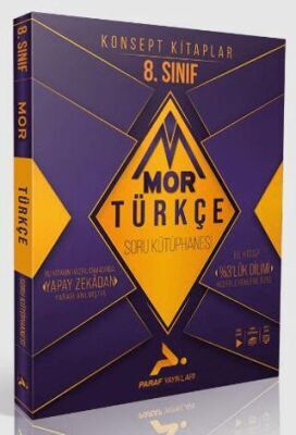 Paraf Yayınları 8. Sınıf Mor Türkçe Soru Kütüphanesi