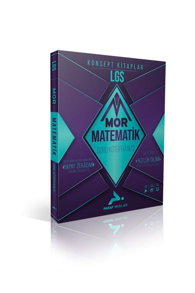 Paraf Yayınları 8. Sınıf LGS Mor Matematik Soru Kütüphanesi