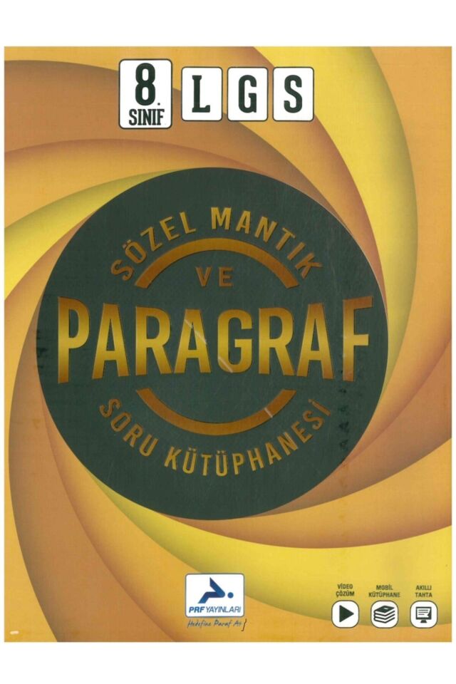 Paraf Yayınları 8. Sınıf LGS Sözel Mantık ve Paragraf Soru Kütüphanesi