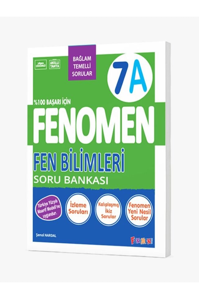 Fenomen Yayıncılık 7. Sınıf Fen Bilimleri A Soru Bankası