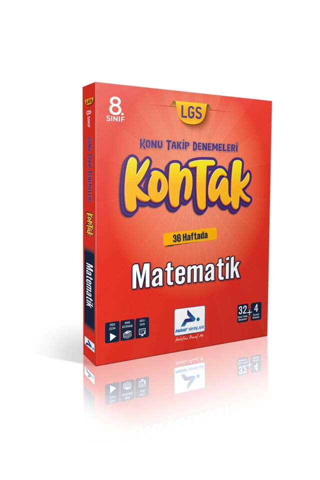 Paraf Yayınları 8. Sınıf KonTak LGS Konu Takip Denemeleri Matematik