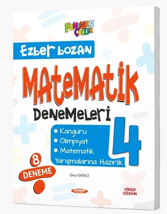 Fenomen Çocuk Ezber Bozan 4. Sınıf Matematik Denemeleri