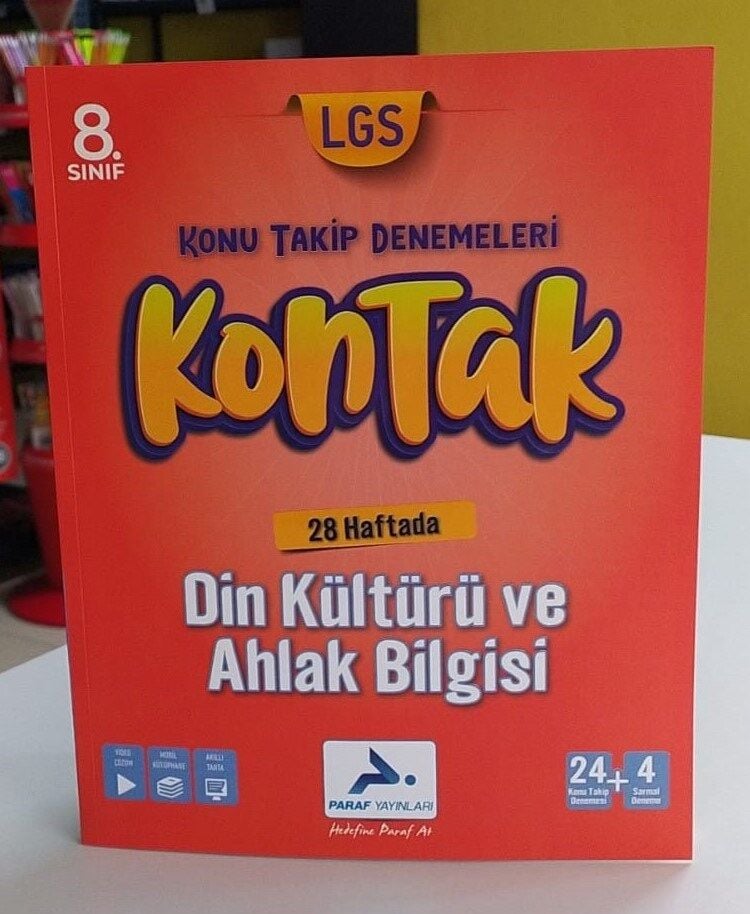 Paraf Yayınları 8. Sınıf Din Kültürü ve Ahlak Bilgisi KonTak Denemeleri