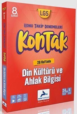 Paraf Yayınları 8. Sınıf Din Kültürü ve Ahlak Bilgisi KonTak Denemeleri