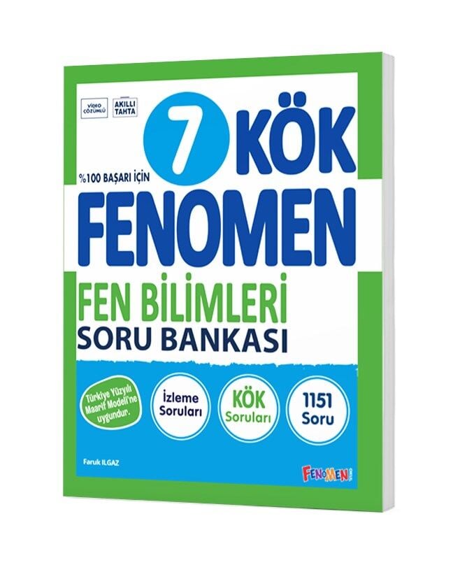 Fenomen Yayıncılık 7. Sınıf Kök Fen Bilimleri Soru Bankası