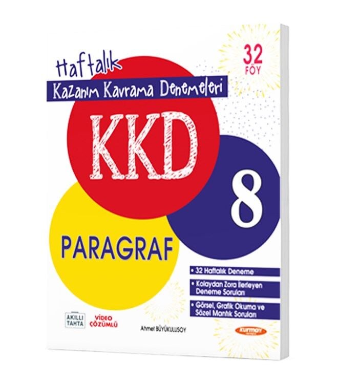 KKD 8 Paragraf Haftalık Kazanım Kavrama Denemeleri