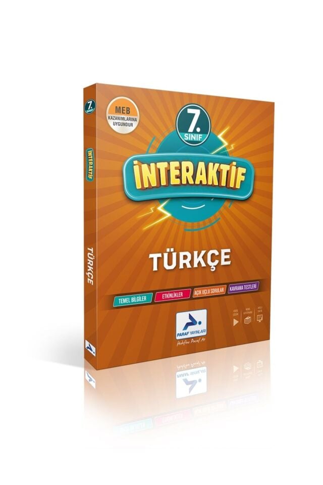 Paraf Yayınları 7. Sınıf Türkçe İnteraktif Soru Bankası