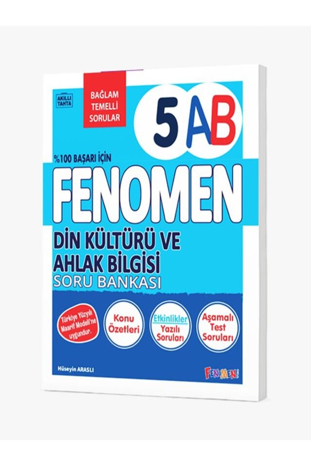 Fenomen Yayıncılık 5. Sınıf Din Kültürü ve Ahlak Bilgisi 5AB Soru Bankası