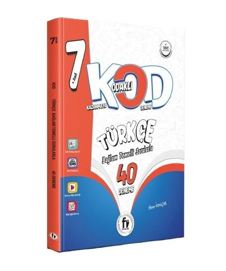 Fi Yayınları 7. Sınıf Kod Türkçe 40 Deneme