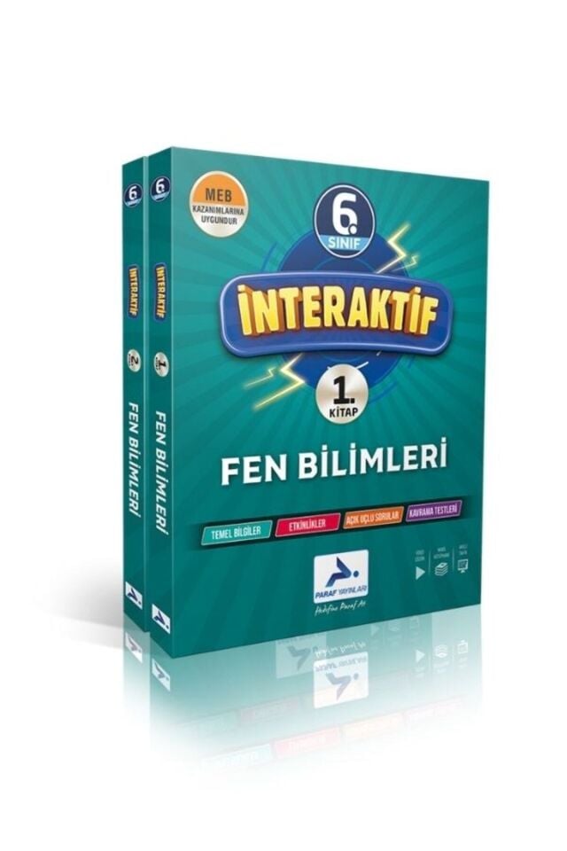 Paraf Yayınları 6. Sınıf Fen Bilimleri İnteraktif Soru Bankası