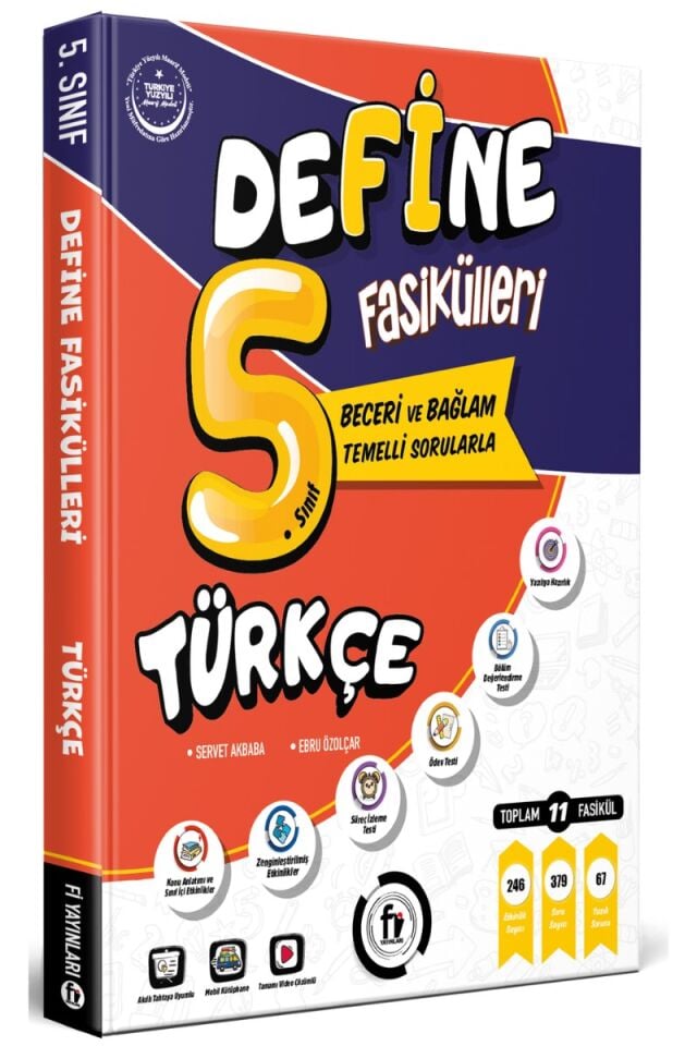 Fi Yayınları 5. Sınıf Define Türkçe Fasikülleri