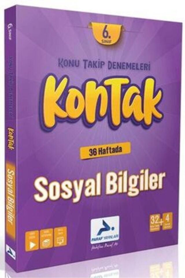 Paraf Yayınları 6. Sınıf Sosyal Bilgiler KonTak Denemeleri