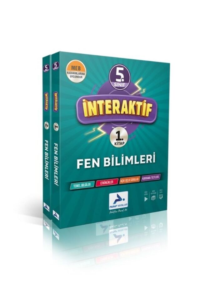 Paraf Yayınları 5. Sınıf Fen Bilimleri İnteraktif Soru Bankası