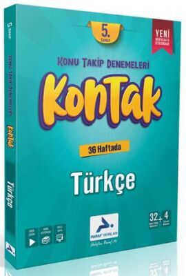 Paraf Yayınları 5. Sınıf Türkçe Konu Takip Denemeleri KonTak