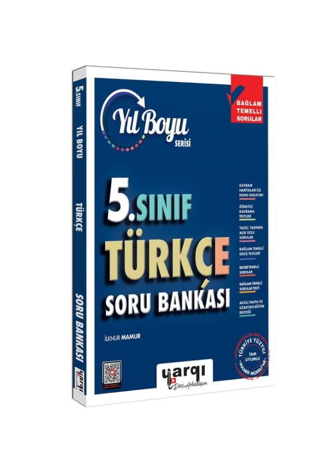Yargı Yayınları 5. Sınıf Yıl Boyu Türkçe Soru Bankası
