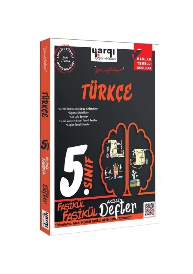 Yargı Yayınları 5. Sınıf Ders Arkadaşım Türkçe Fasikül Fasikül Akıllı Defter