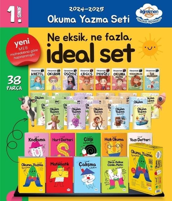 Öğretmen Evde Yayınları 1. Sınıf Okuma Yazma Seti