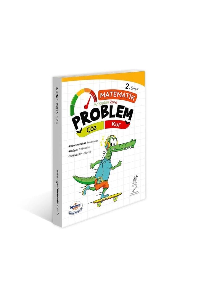 Öğretmen Evde Yayınları 2. Sınıf Matematik Problem Çöz Kur