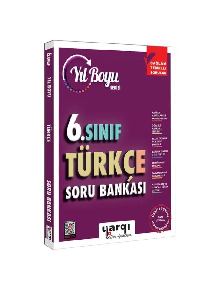 Yargı Yayınları 6. Sınıf Yıl Boyu Türkçe Soru Bankası