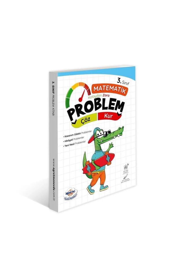Öğretmen Evde Yayınları 3. Sınıf Matematik Problem Çöz Kur