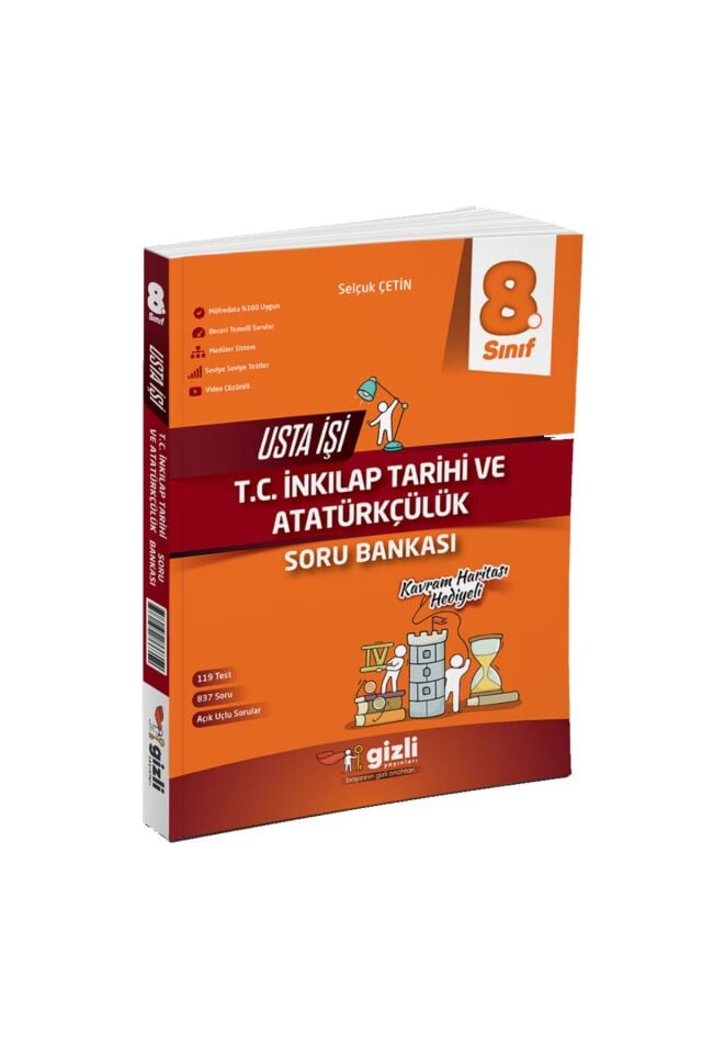 8. Sınıf T.C. İnkılap Tarihi ve Atatürkçülük Usta İşi Soru Bankası