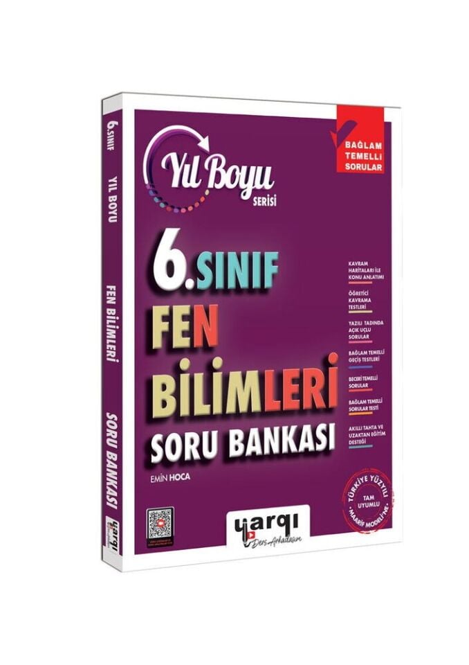 Yargı Yayınları 6. Sınıf Yıl Boyu Fen Bilimleri Soru Bankası