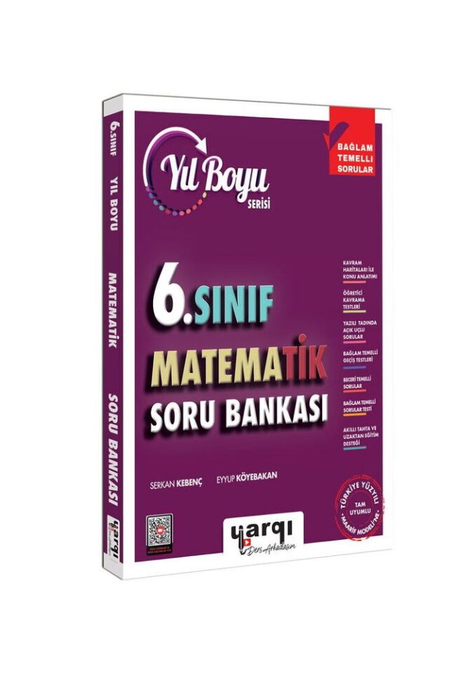 Yargı Yayınları 6. Sınıf Yıl Boyu Matematik Soru Bankası