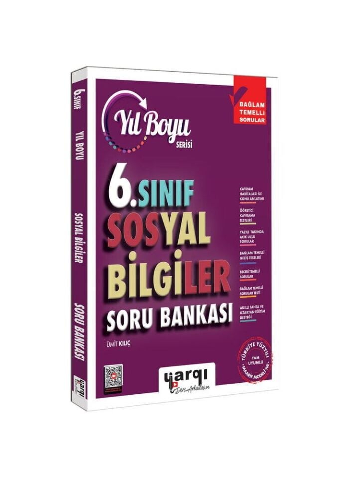 Yargı Yayınları 6. Sınıf Yıl Boyu Sosyal Bilgiler Soru Bankası
