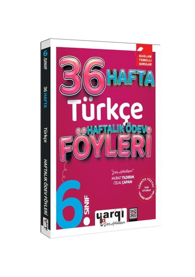 Yargı Yayınları 6. Sınıf 36 Hafta Türkçe Haftalık Ödev Föyleri