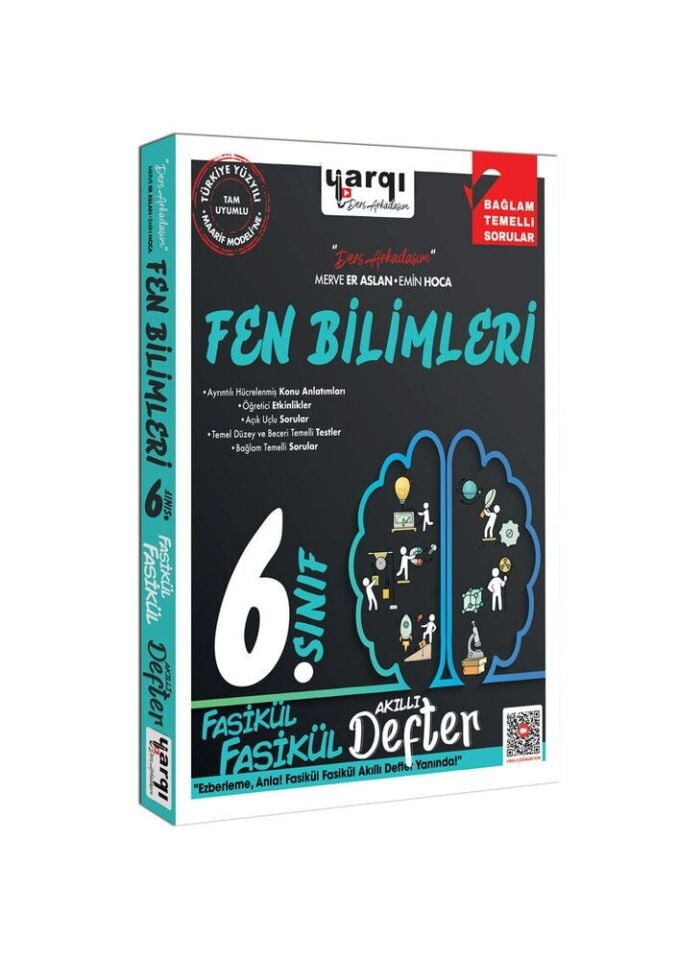 Yargı Yayınları 6. Sınıf Ders Arkadaşım Fen Bilimleri Fasikül Fasikül Akıllı Defter