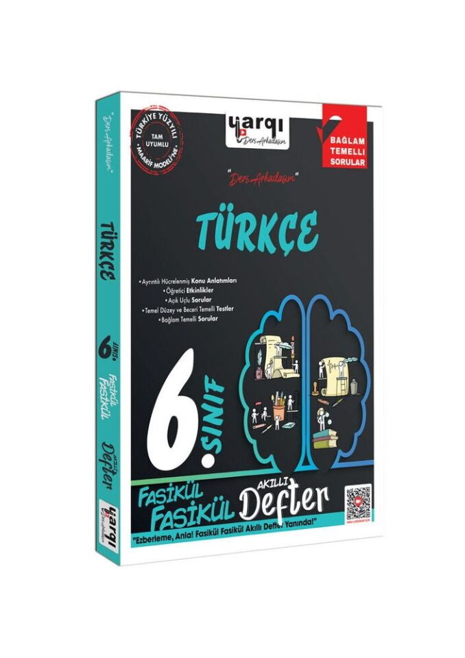 Yargı Yayınları 6. Sınıf Ders Arkadaşım Türkçe Fasikül Fasikül Akıllı Defter