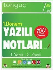 Tonguç Akademi 7. Sınıf 1. Dönem Yazılı Notları (2020-2021)