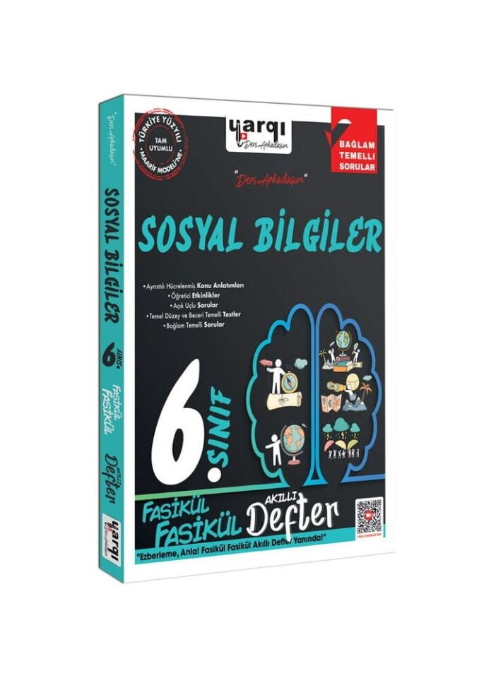 Yargı Yayınları 6. Sınıf Ders Arkadaşım Sosyal Bilgiler Fasikül Fasikül Akıllı Defter