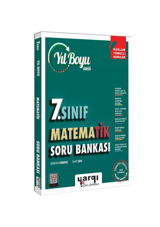 Yargı Yayınları 7. Sınıf Yıl Boyu Matematik Soru Bankası