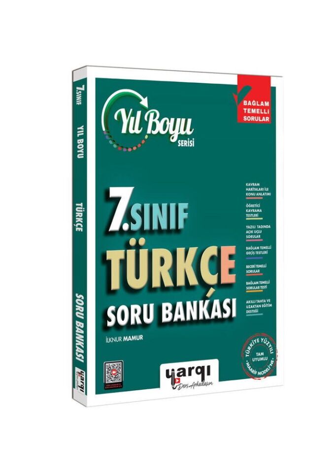 Yargı Yayınları 7. Sınıf Yıl Boyu Türkçe Soru Bankası
