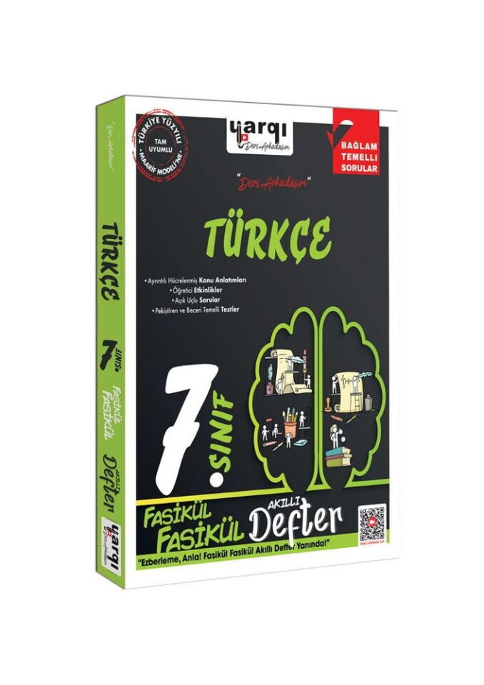 Yargı Yayınları 7. Sınıf Ders Arkadaşım Türkçe Fasikül Fasikül Akıllı Defter