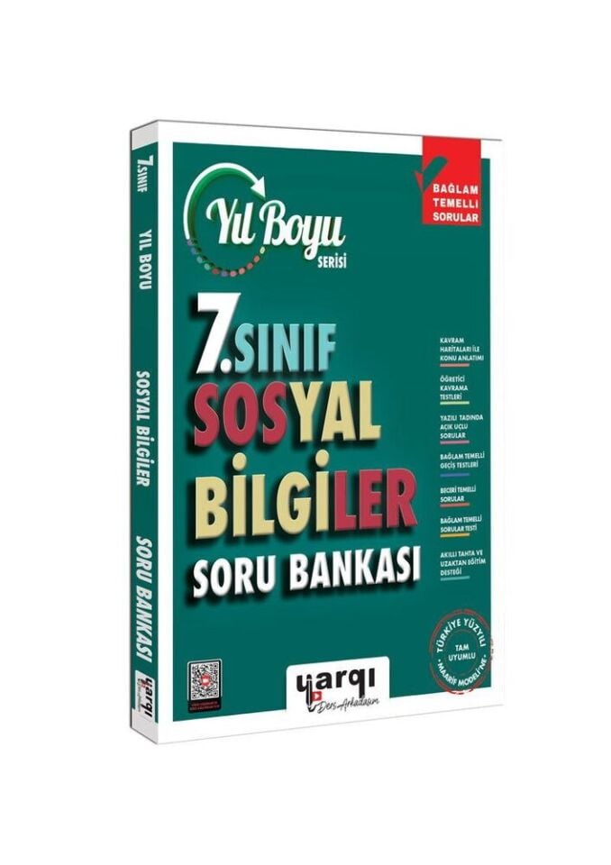 Yargı Yayınları 7. Sınıf Yıl Boyu Sosyal Bilgiler Soru Bankası