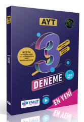 Yanıt Yayınları AYT 3 Deneme Nisan 2020