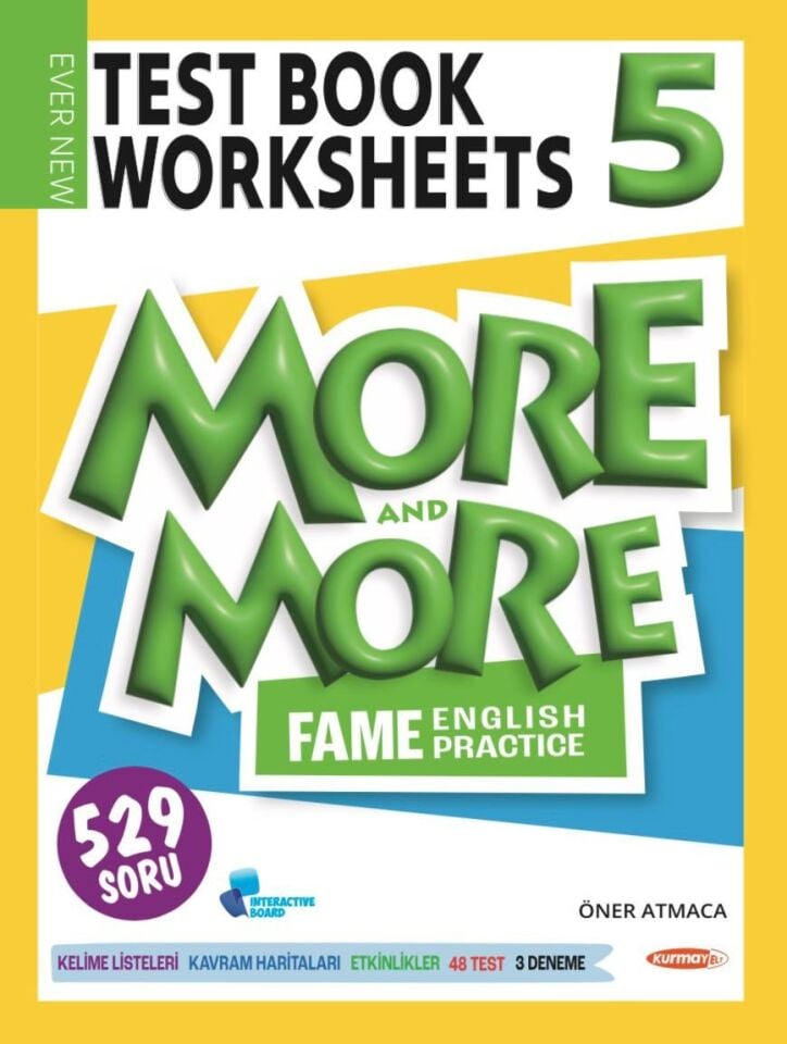 Kurmay ELT 5. Sınıf İngilizce More and More Test Book Fame Practice