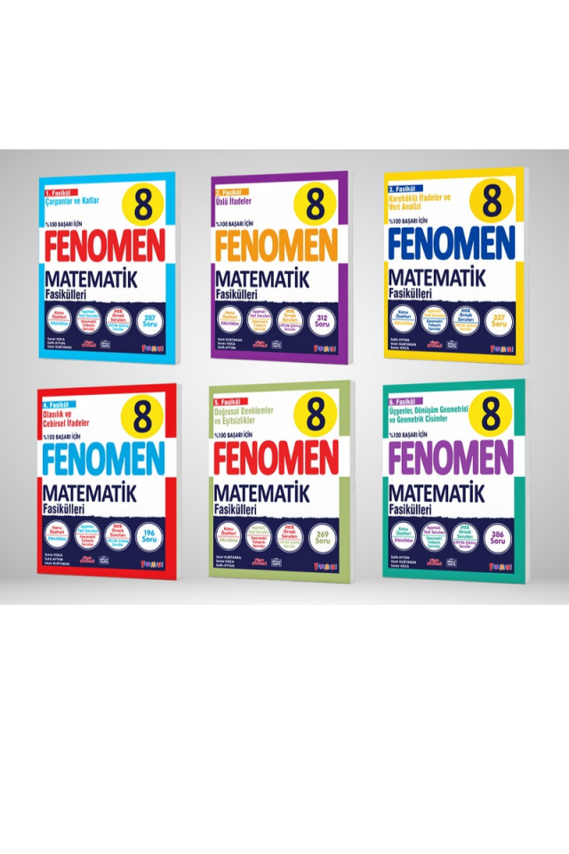 Fenomen Yayınları 8. Sınıf Matematik Fasikülleri