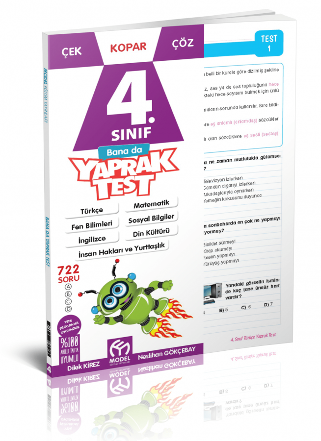 Model Yayınları 4.Sınıf Bana da Yaprak Test