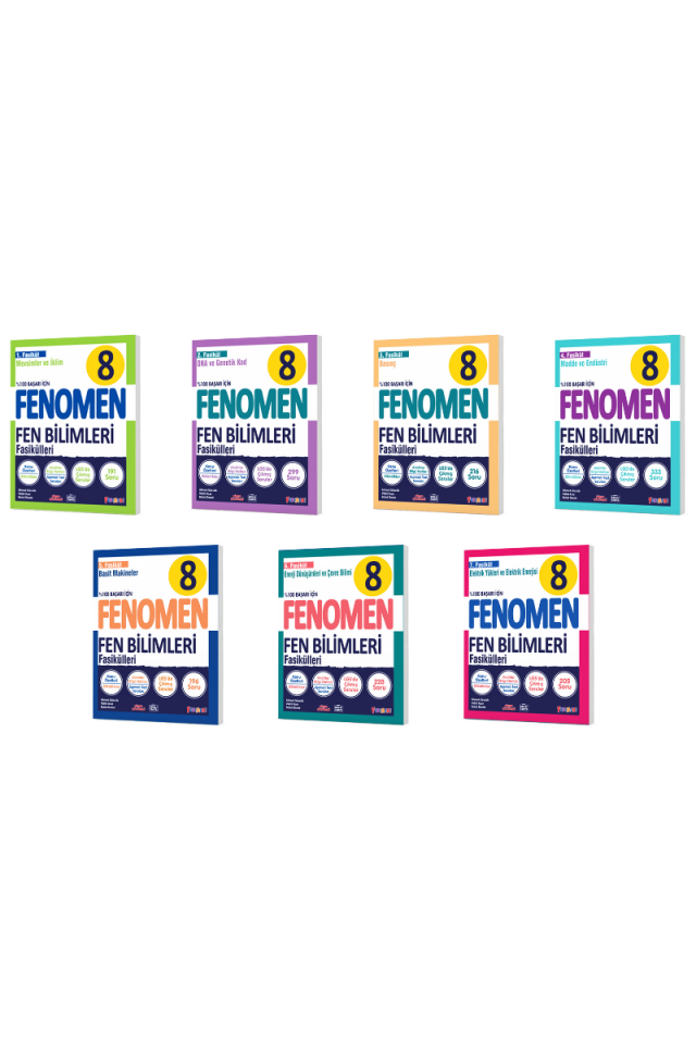 Fenomen Yayınları 8. Sınıf Fen Bilimleri Fasikülleri