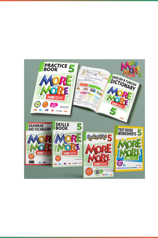 Kurmay ELT 5. Sınıf İngilizce More and More Seti Fame Practice 6 Kitap