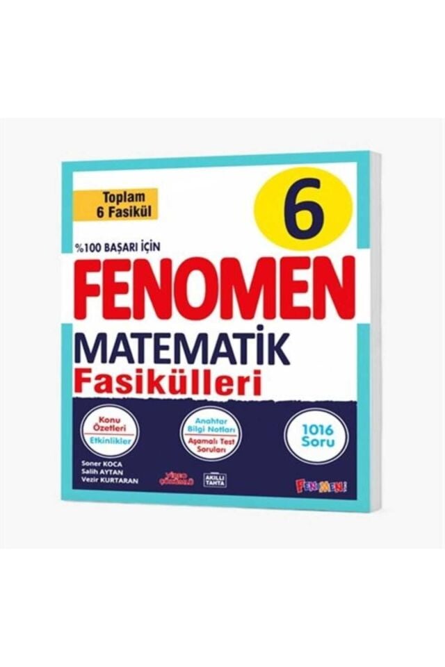 6. Sınıf Fenomen Matematik Fasikülleri ( 6 Fasikül )