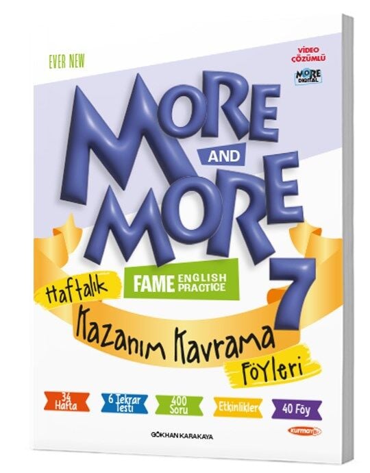Kurmay ELT 7. Sınıf İngilizce More and More Föy Haftalık Kazanım Kavrama