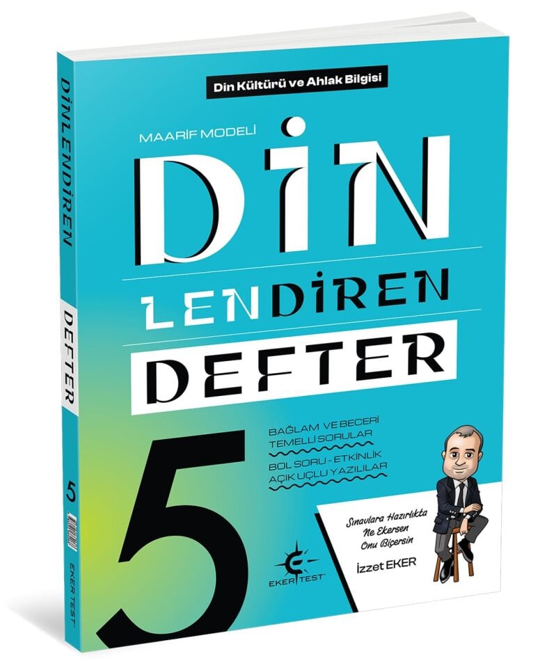 Eker Test Yayınları 5. Sınıf Dinlendiren Defter Din Kültürü ve Ahlak Bilgisi